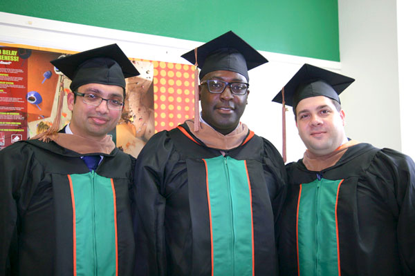 Jindal School students graduating with their executive mba degrees
